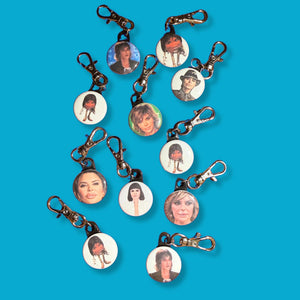 Lisa Rinna Mini  s: You Pick -  vintage keychain vintage charms for bag nostalgia vintage keychains y2k collectible - Bag Crap