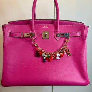 One-of-One Ultimate Valentine Gold   Chain - vintage bag charm chains silver nostalgia vintage y2k vintage keychain vintage charms for bag nostalgia vintage keychains y2k collectible - Bag Crap