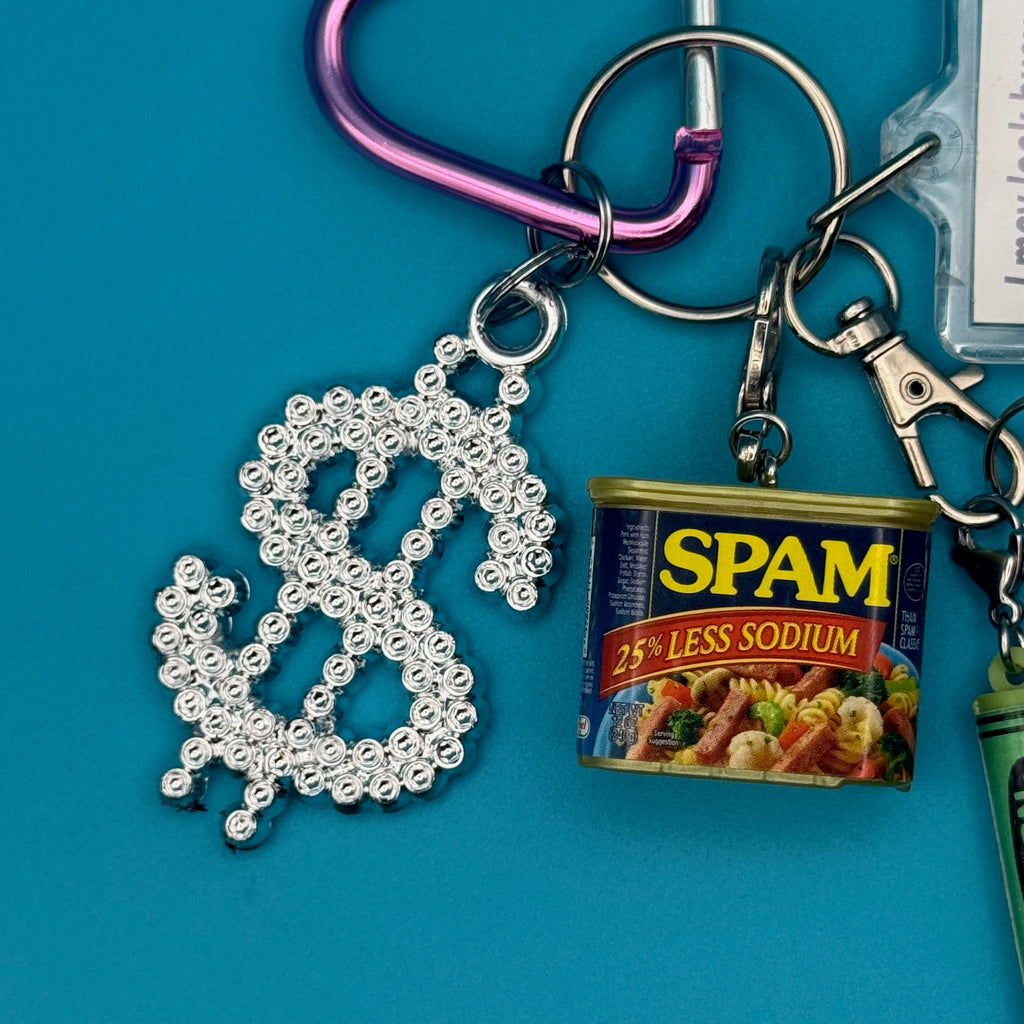 1:1 Vintage Spam and Confused Bag Charm Pack