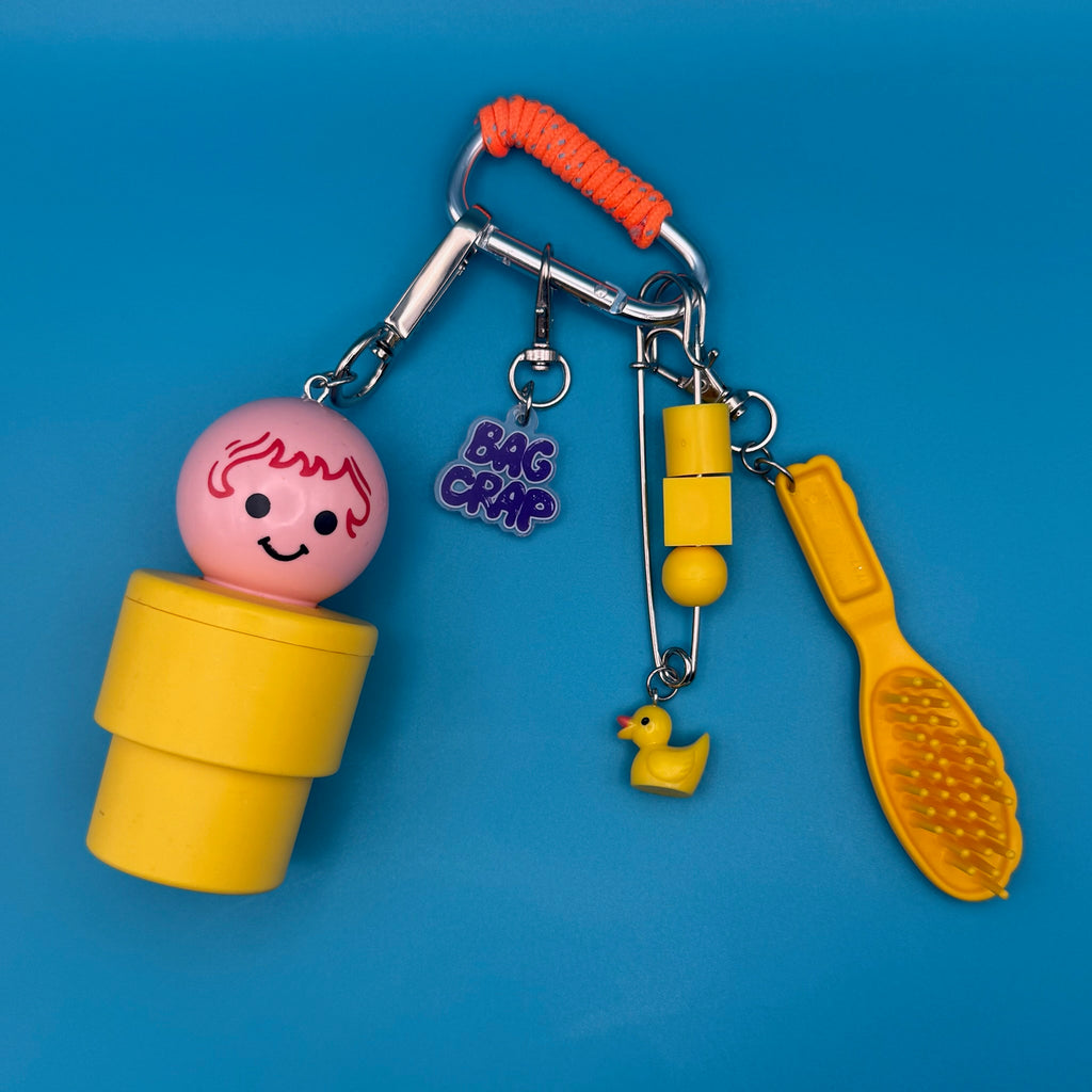One-of-One Vintage Keychain Bag Charm Set — Fisher Price Little People