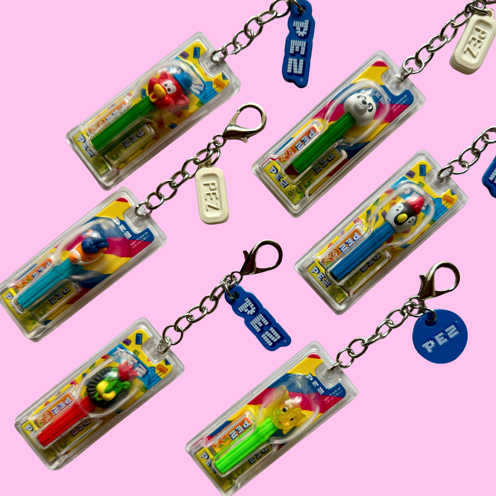 Mini Pez Candy Package  s: You Pick -  vintage keychain vintage charms for bag nostalgia vintage keychains y2k collectible - Bag Crap