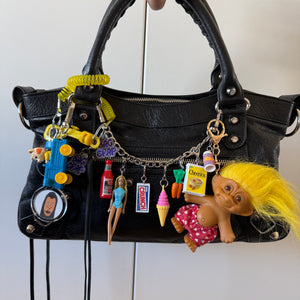 Valentine  Troll Doll  : Yellow Hair - troll charms troll keychains vintage keychain vintage charms for bag nostalgia vintage keychains y2k collectible - Bag Crap
