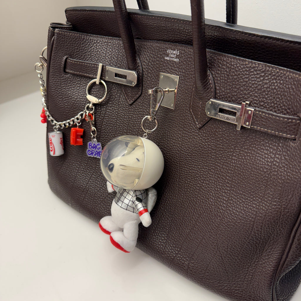 5” Vintage Astronaut Snoopy Plushie Bag Charm