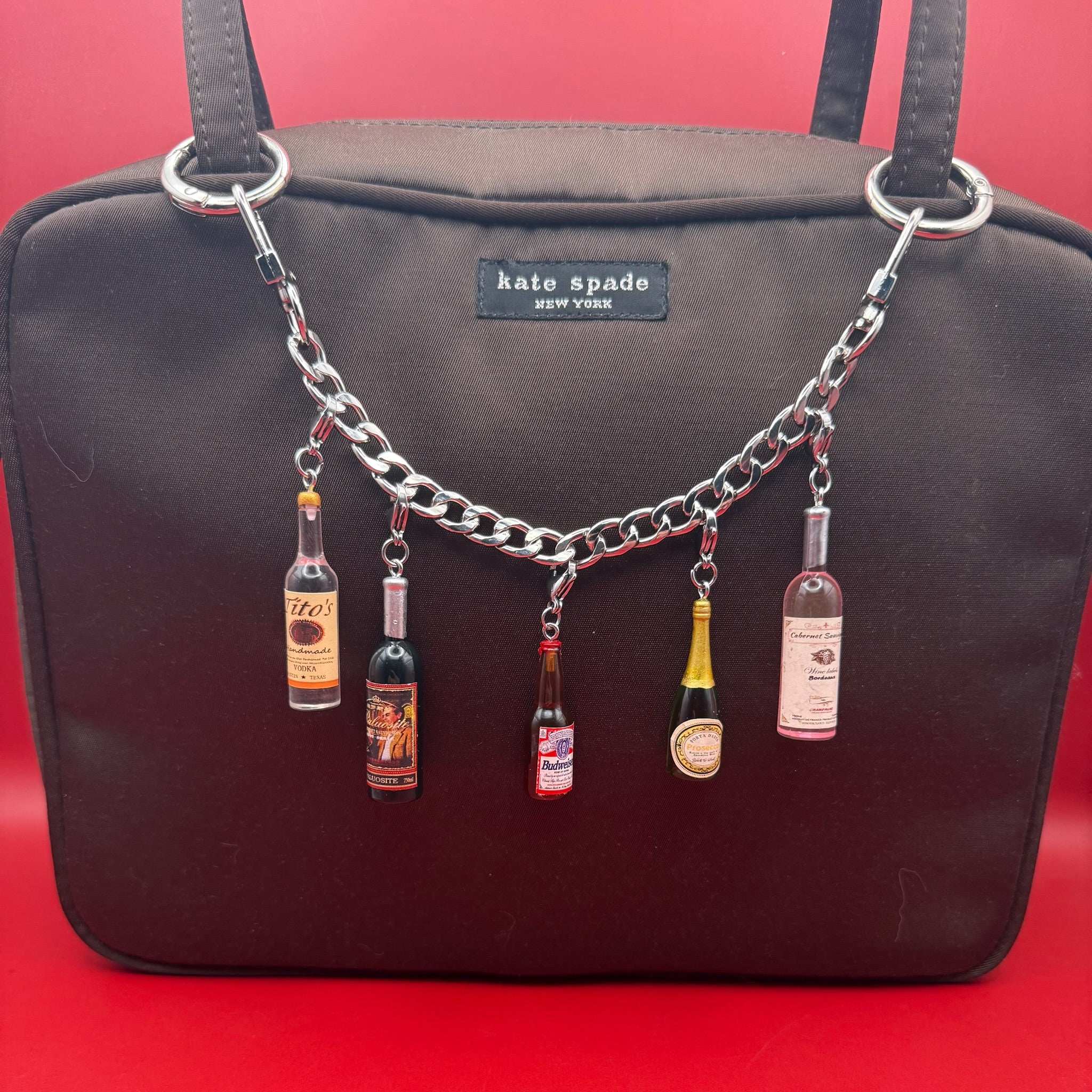 Miniature Vodka, Champagne, and Wine  s: You PIck -  vintage keychain vintage charms for bag nostalgia vintage keychains y2k collectible - Bag Crap