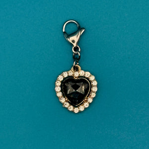 Mini Crystal Heart Trinket s: You Pick -  vintage keychain vintage charms for bag nostalgia vintage keychains y2k collectible - Bag Crap