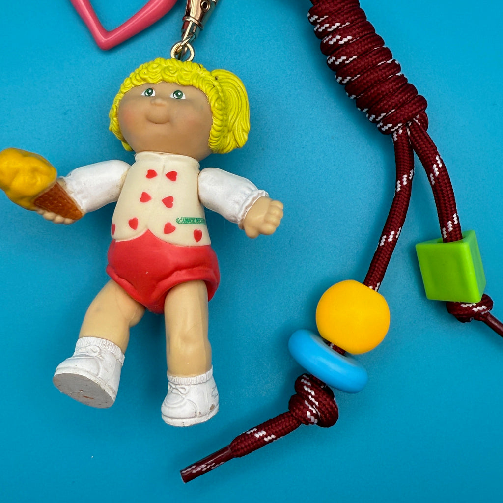 One-of-One Gold Cabbage Patch Kid Keychain Bag Charm Pack