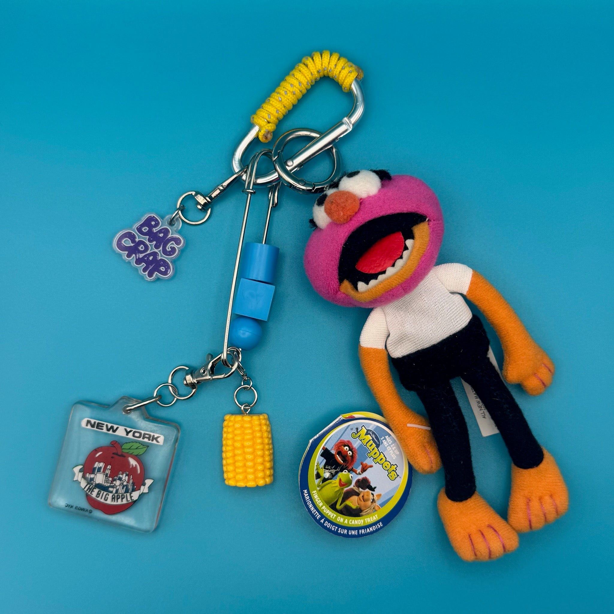 Set — Animal The Muppets -  vintage keychain vintage charms for bag nostalgia vintage keychains y2k collectible - Bag Crap