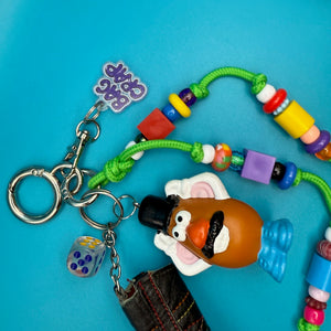 Mr. Potato Head Cowboy Boot   Pack -  vintage keychain vintage charms for bag nostalgia vintage keychains y2k collectible - Bag Crap