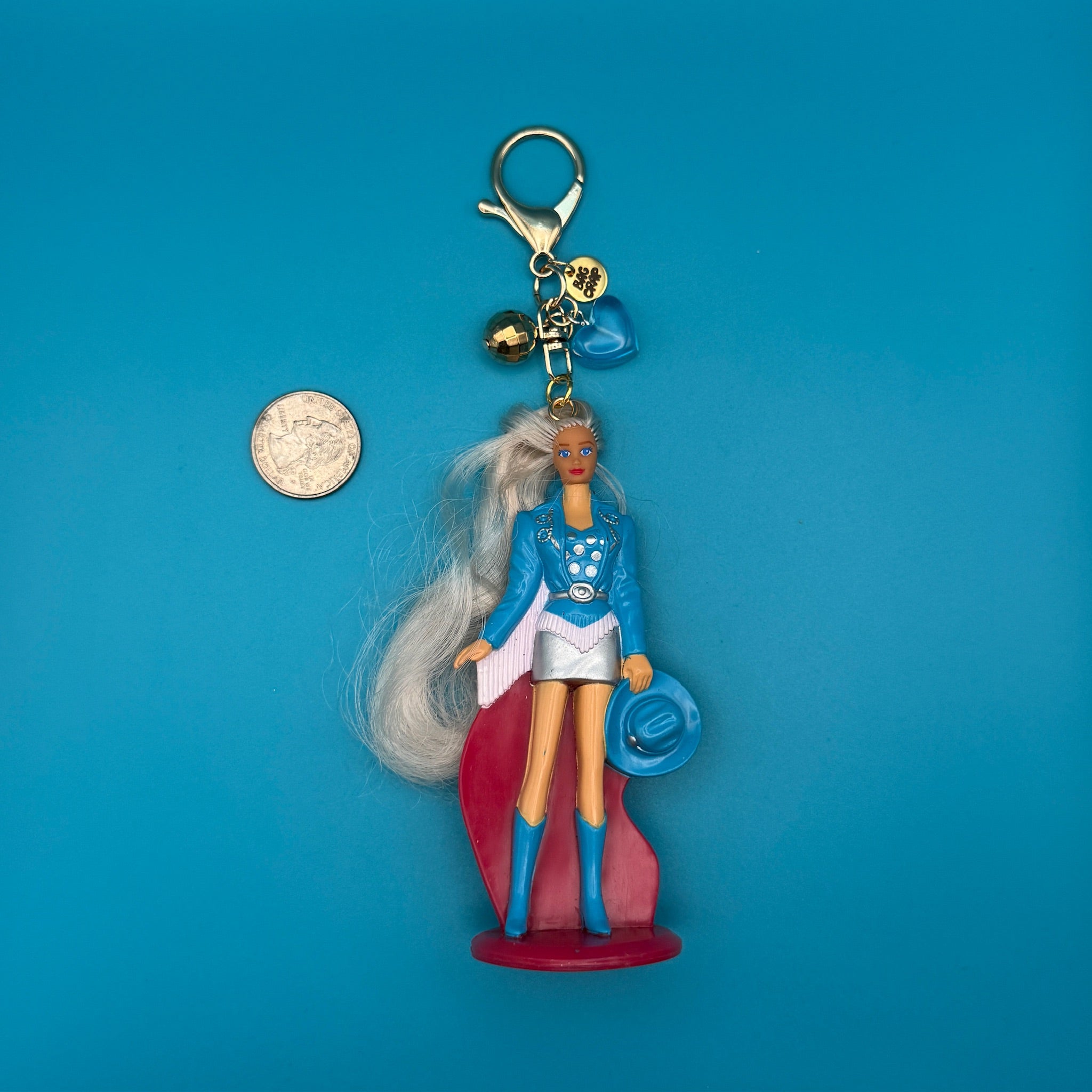 ‘90s Barbie Happy Meal Gold  s: You Pick - barbie doll toy pink rare vintage keychain vintage charms for bag nostalgia vintage keychains y2k collectible - Bag Crap