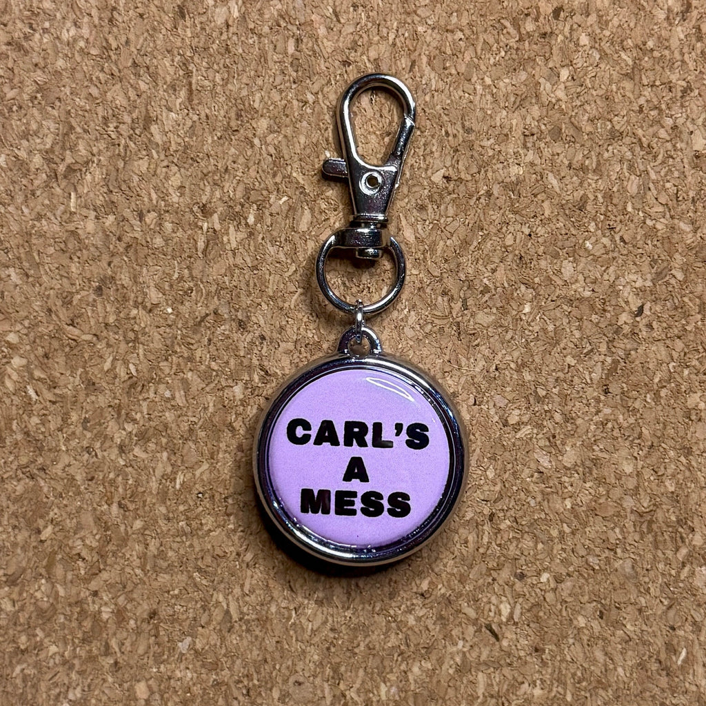 ‘Carl’s a Mess’ Summer House Carl Radke Keychains & Buttons