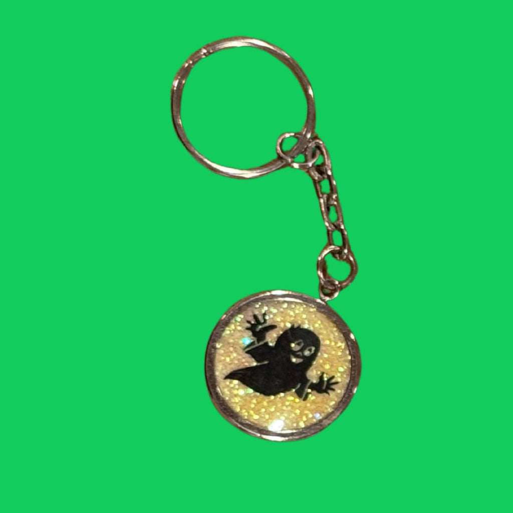 Vintage Spooky Halloween Keychains & Bag Charms