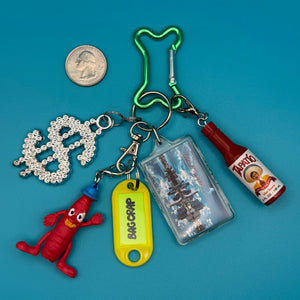 1:1  Los Angeles + Hot Sauce  Pack - vintage bag charm packs nostalgia vintage y2k vintage keychain vintage charms for bag nostalgia vintage keychains y2k collectible - Bag Crap