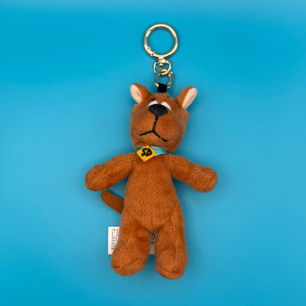 Vintage 90s Scooby Doo Plush Bag Charm Keychain