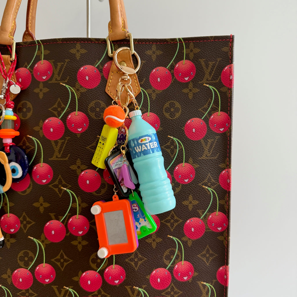 One-of-One Vintage Keychain Bag Charm Set — Etch-a-Sketch
