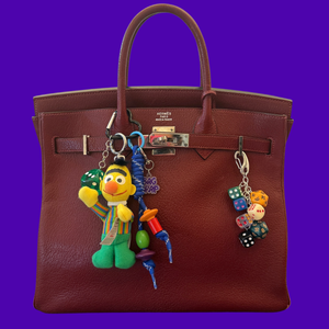 Sesame Street Bert Plush   Pack - vintage bag charm packs nostalgia vintage y2k vintage keychain vintage charms for bag nostalgia vintage keychains y2k collectible - Bag Crap
