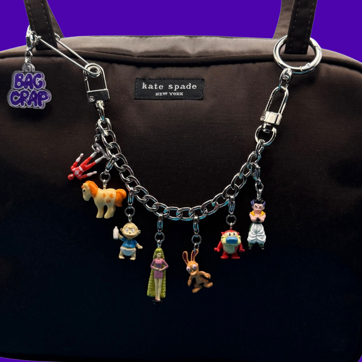 Micro Mini ‘90 Cartoons & Toys  s - barbie doll toy pink rare vintage keychain vintage charms for bag nostalgia vintage keychains y2k collectible - Bag Crap