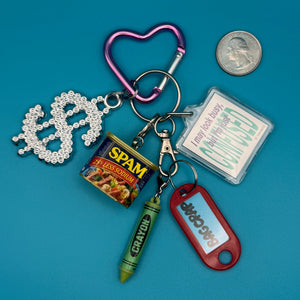 1:1  Spam and Confused   Pack - vintage bag charm packs nostalgia vintage y2k vintage keychain vintage charms for bag nostalgia vintage keychains y2k collectible - Bag Crap