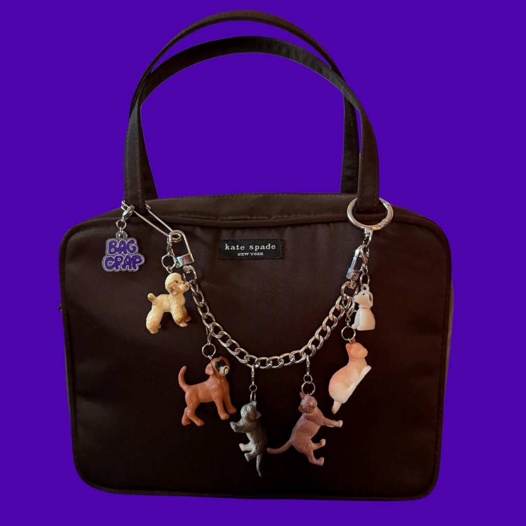 Vintage 1950s-1960s Mini Cats & Dogs Bag Charms