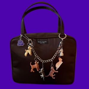 1950s-1960s Mini Cats & Dogs  s - snoopy rar peanuts vintage keychain vintage charms for bag nostalgia vintage keychains y2k collectible - Bag Crap