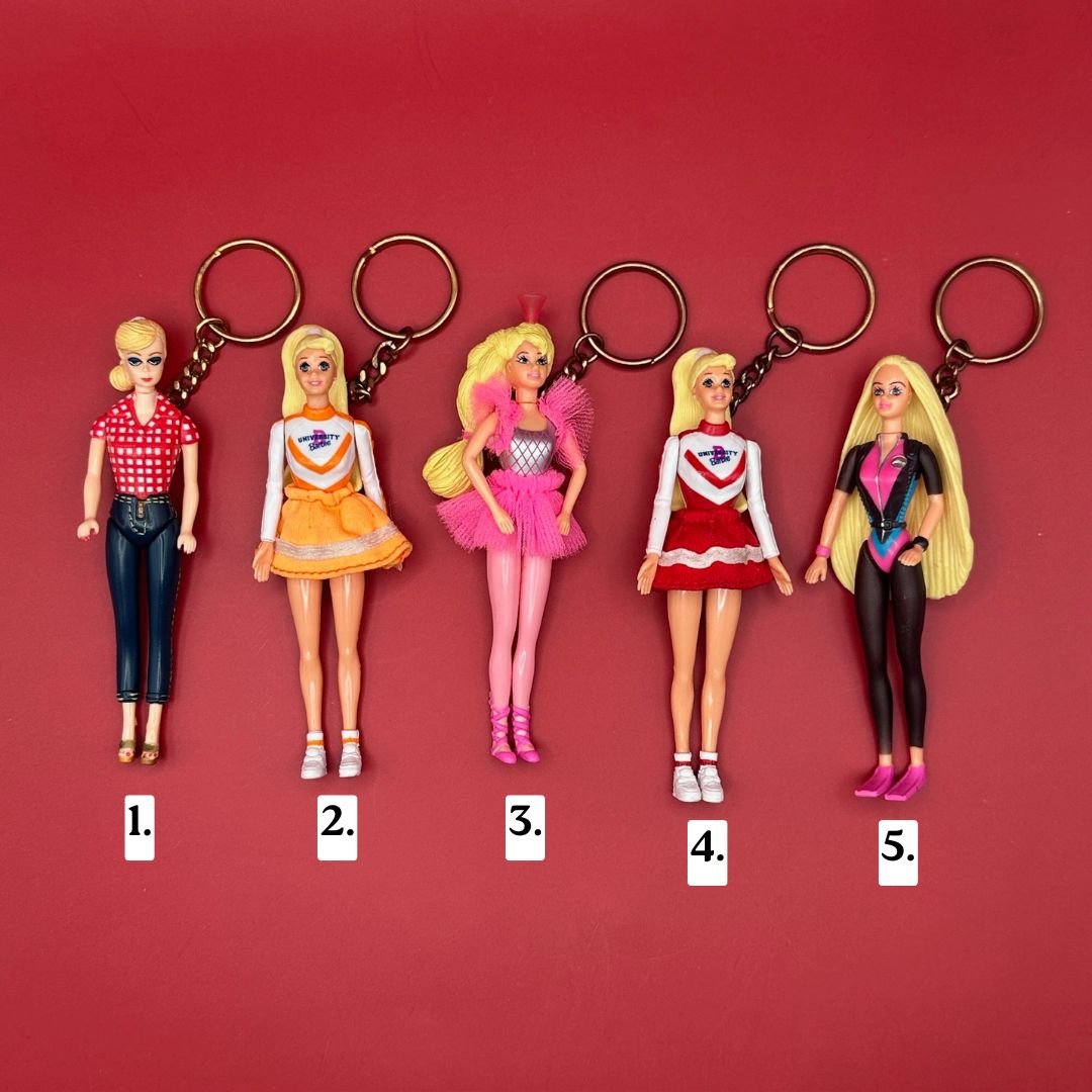 Vintage 90's Rare Barbie Keychains: You Pick