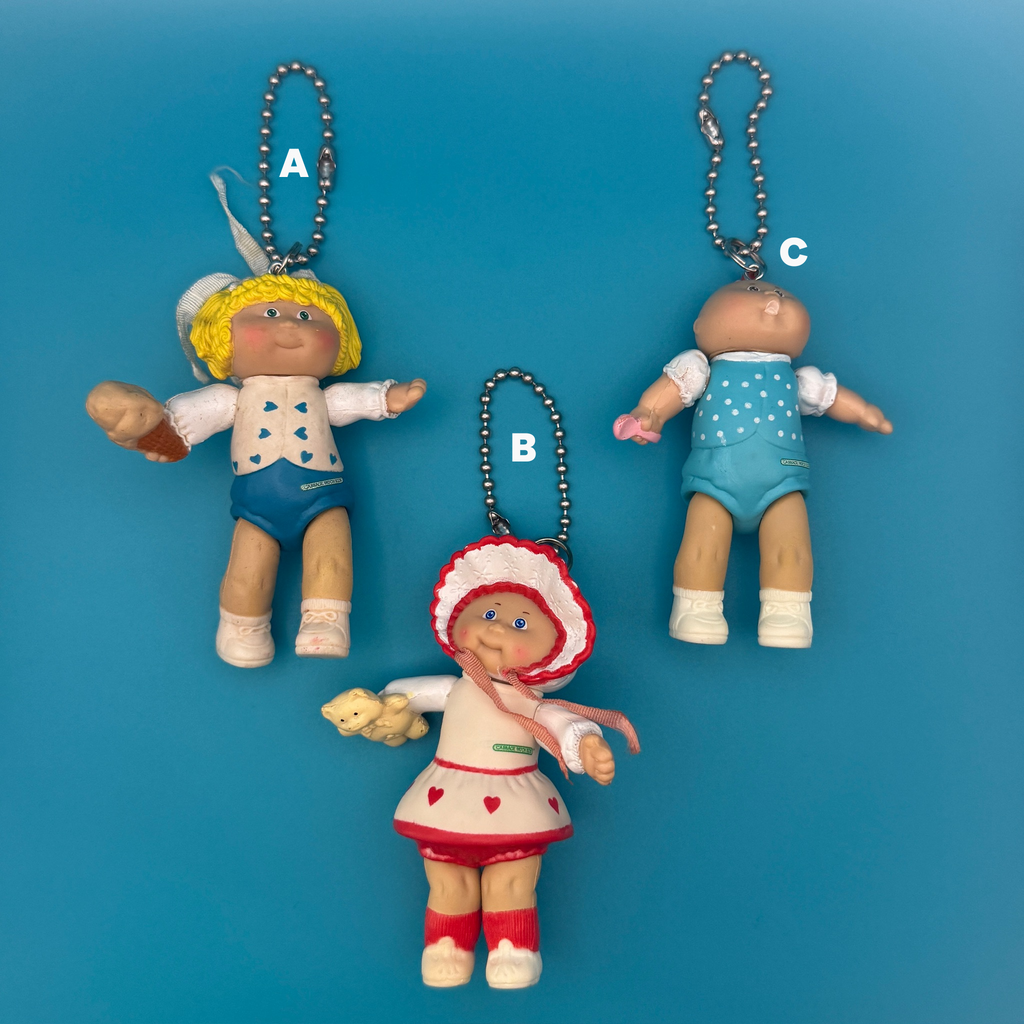 Vintage Little Hearts Cabbage Patch Kids Bag Charms