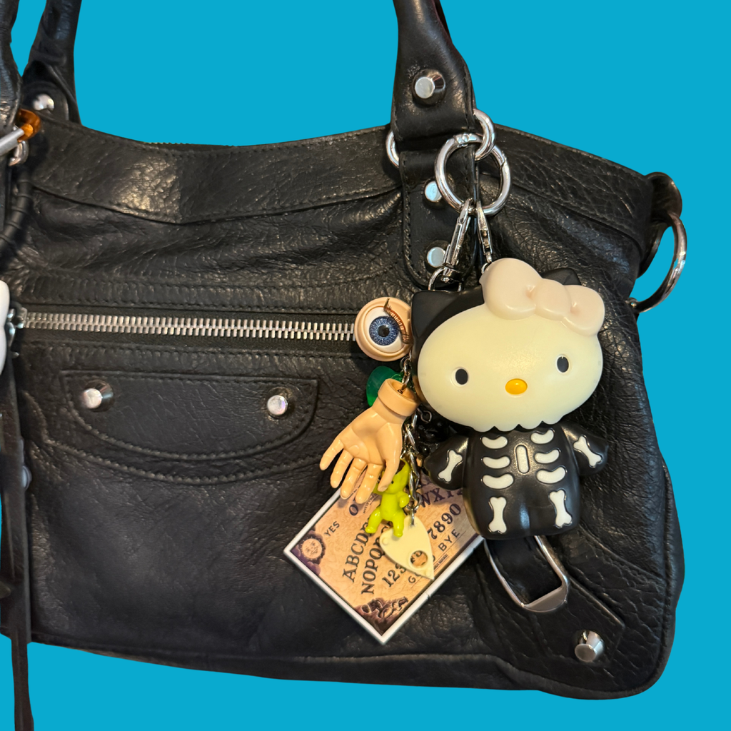 Vintage Ouija Board Bag Charm Chain