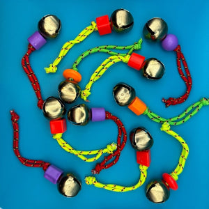 Jingle Bell Paracord Bead   Ornament -  vintage keychain vintage charms for bag nostalgia vintage keychains y2k collectible - Bag Crap