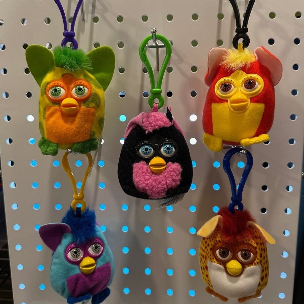Y2k  Vintage Deadstock Furby Plush Bag Charms Like-new Condition