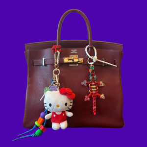 Buy 3, Get 3 FREE: Rubber Zip-tie    Attachments - clips carabiners charms keychains bag designer vintage keychain vintage charms for bag nostalgia vintage keychains y2k collectible - Bag Crap