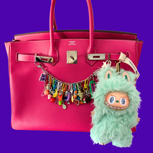 Marko Monroe × BAG CRAP — Custom Labubu   #3 -  vintage keychain vintage charms for bag nostalgia vintage keychains y2k collectible - Bag Crap