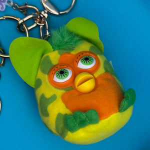 One-of-One     Set — Green Furby - vintage bag charm packs nostalgia vintage y2k vintage keychain vintage charms for bag nostalgia vintage keychains y2k collectible - Bag Crap