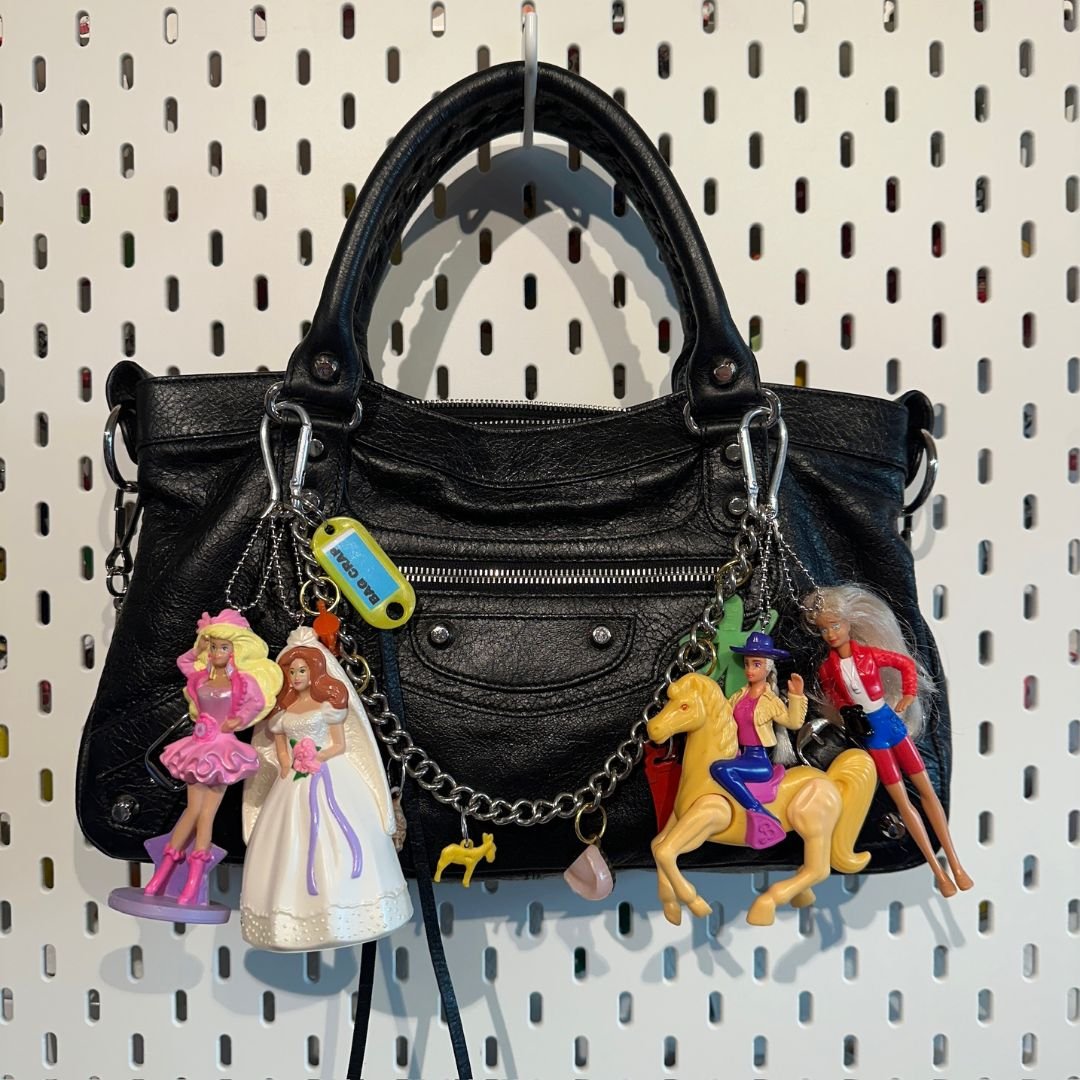90's Barbie Doll Happy Meal Crafted  s: Drop 3 - barbie doll toy pink rare vintage keychain vintage charms for bag nostalgia vintage keychains y2k collectible - Bag Crap