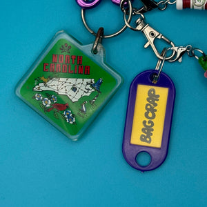 1:1  North Carolina + Ketchup  Pack - vintage bag charm packs nostalgia vintage y2k vintage keychain vintage charms for bag nostalgia vintage keychains y2k collectible - Bag Crap