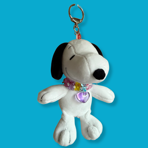 Gummy Bear Necklace Snoopy Plush - snoopy rar peanuts vintage keychain vintage charms for bag nostalgia vintage keychains y2k collectible - Bag Crap