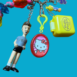 Butt-Head Polly Pocket    Set - vintage bag charm packs nostalgia vintage y2k vintage keychain vintage charms for bag nostalgia vintage keychains y2k collectible - Bag Crap
