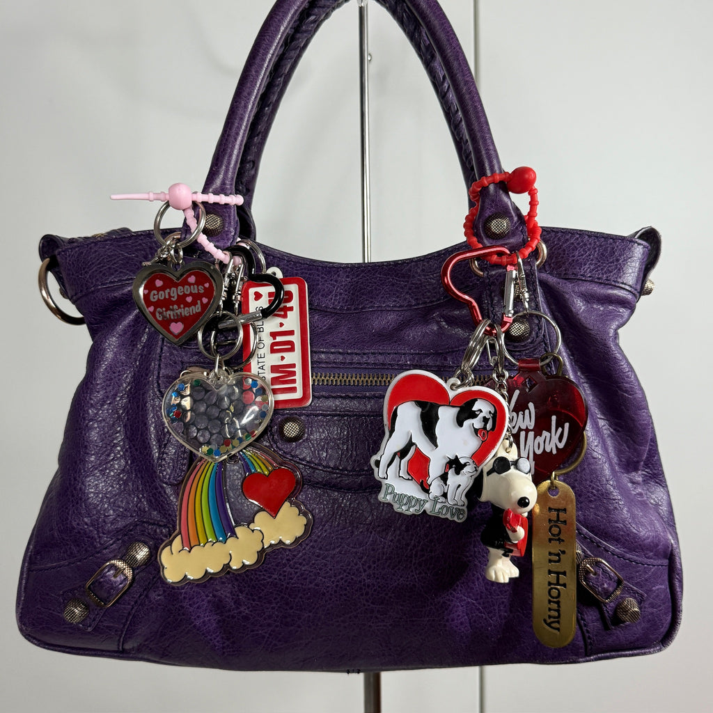Vintage 1980s-1990s Valentines Keychains & Bag Charms: You Pick