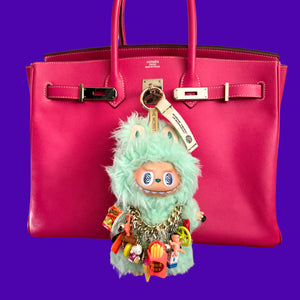 Marko Monroe × BAG CRAP — Custom Labubu   #4 -  vintage keychain vintage charms for bag nostalgia vintage keychains y2k collectible - Bag Crap