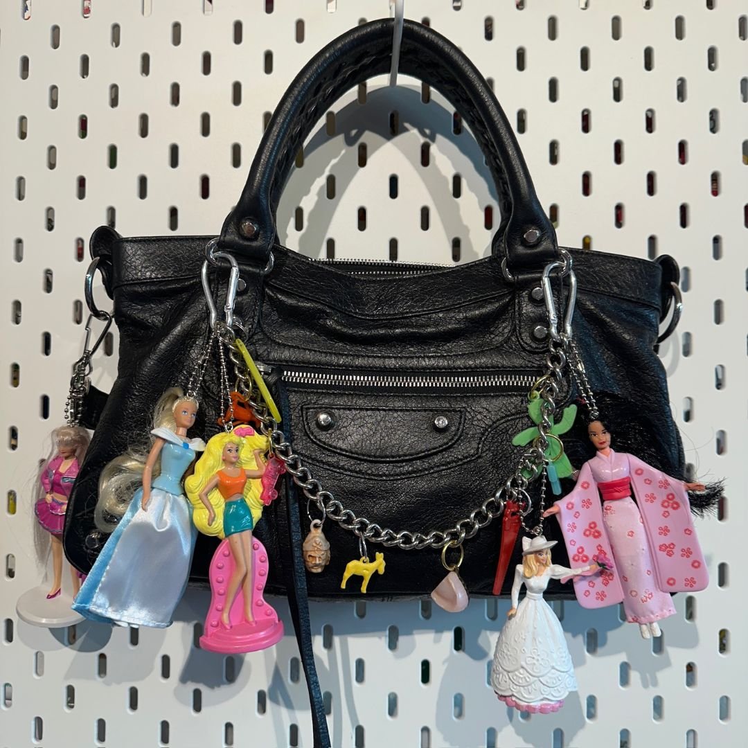 90's Barbie Doll Happy Meal Crafted  s: Drop 5 - barbie doll toy pink rare vintage keychain vintage charms for bag nostalgia vintage keychains y2k collectible - Bag Crap