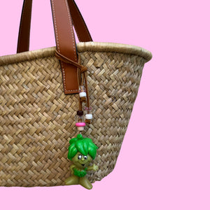 Beach  s: Fisher Price, Evil Eye, Green Giant -  vintage keychain vintage charms for bag nostalgia vintage keychains y2k collectible - Bag Crap