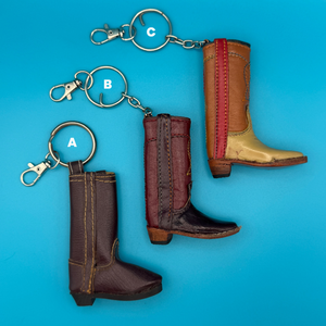 Mini Cowboy Boot s -  vintage keychain vintage charms for bag nostalgia vintage keychains y2k collectible - Bag Crap