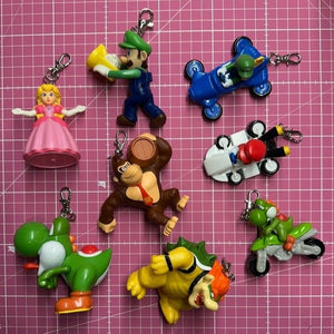 Bag Crap - Vintage Crafted Nintendo Mario Cart Bag Charms