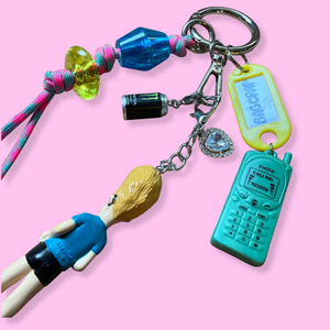 Beavis Cell Phone    Set - vintage bag charm packs nostalgia vintage y2k vintage keychain vintage charms for bag nostalgia vintage keychains y2k collectible - Bag Crap