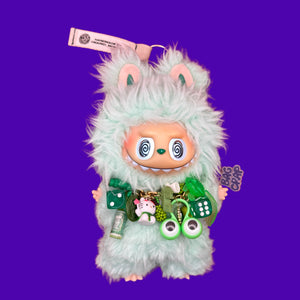 Marko Monroe × BAG CRAP — Custom Labubu   #5 -  vintage keychain vintage charms for bag nostalgia vintage keychains y2k collectible - Bag Crap