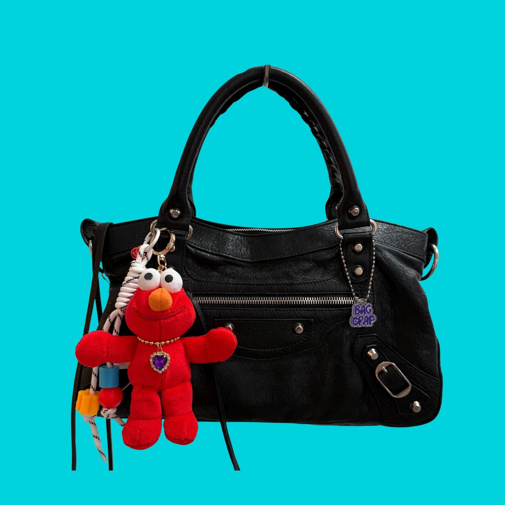 90s Elmo -  vintage keychain vintage charms for bag nostalgia vintage keychains y2k collectible - Bag Crap