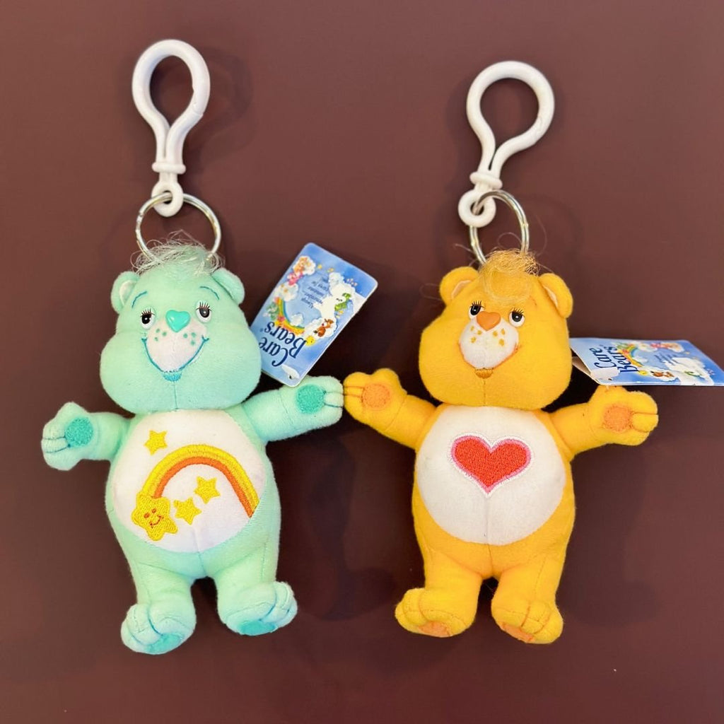 Vintage Y2k 2001 Care Bear Plush Bag Charms