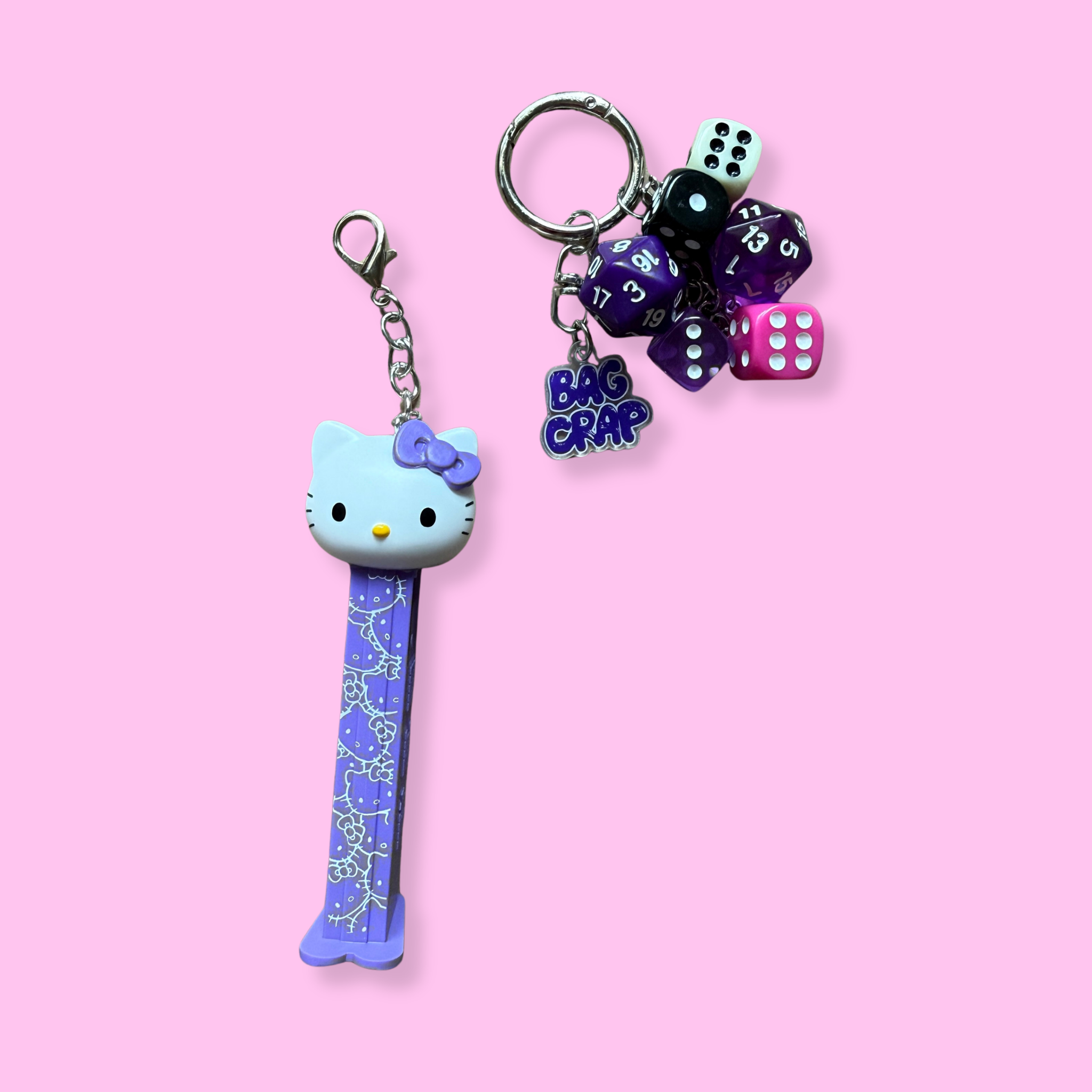 Hello Kitty Working PEZ Candy   Pack - hello kitty sanrio japan kawaii rare vintage keychain vintage charms for bag nostalgia vintage keychains y2k collectible - Bag Crap
