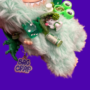 Marko Monroe × BAG CRAP — Custom Labubu   #5 -  vintage keychain vintage charms for bag nostalgia vintage keychains y2k collectible - Bag Crap