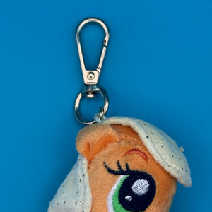 4' VTG Applejack My Little Pony Plush -  vintage keychain vintage charms for bag nostalgia vintage keychains y2k collectible - Bag Crap