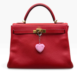 Polly Pocket Pink Heart Locket - vintage bag charm packs nostalgia vintage y2k vintage keychain vintage charms for bag nostalgia vintage keychains y2k collectible - Bag Crap