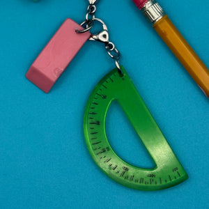 Mini School Supplies Trinket   Set - vintage bag charm packs nostalgia vintage y2k vintage keychain vintage charms for bag nostalgia vintage keychains y2k collectible - Bag Crap